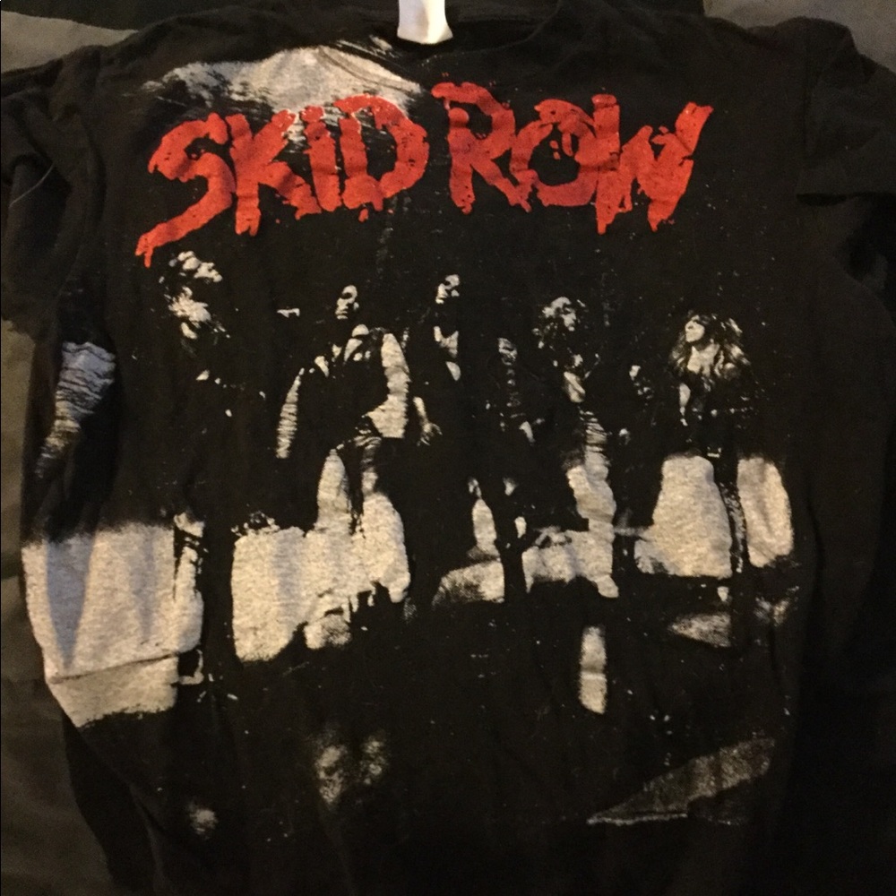 Skid Row t-shirt.